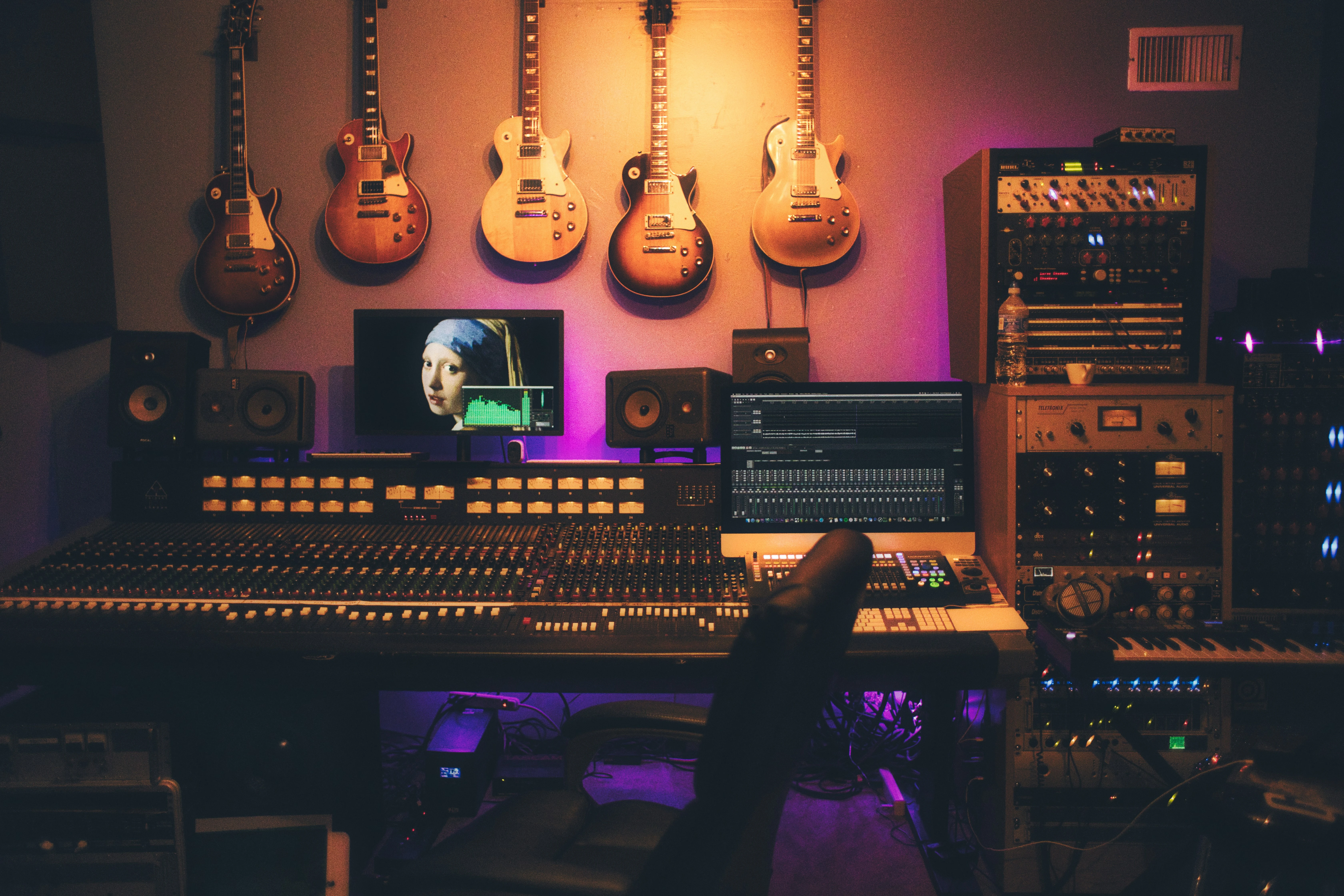 Professionelles Musikstudio
